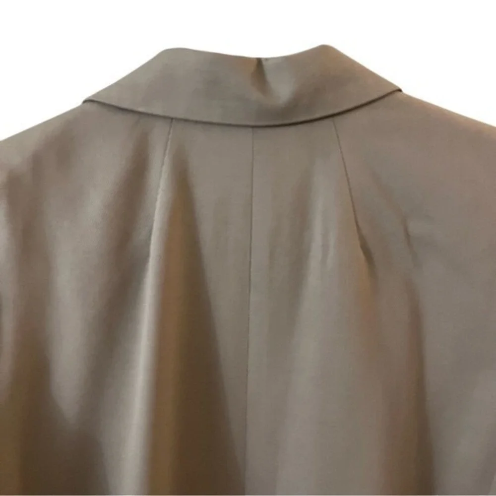 Madewell Double Breasted Caldwell Blazer Jacket Tan Beige Tencel‎ Blend XL